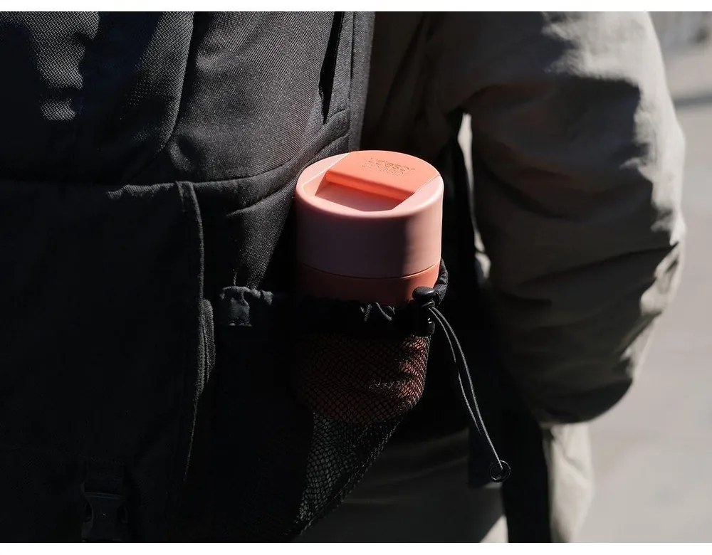 Pomarańczowy kubek podróżny 450 ml Sipp – Joseph Joseph