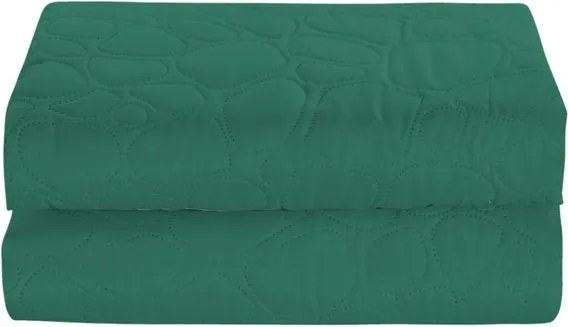 Zielona narzuta na łóżko STONE Rozmiar: 200 x 220 cm