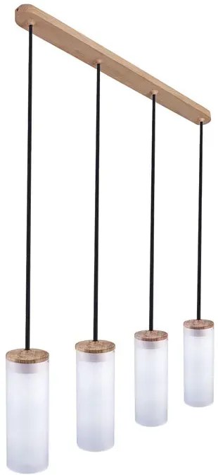 Czarna nowoczesna lampa wisząca nad wyspę - 12X S239 T3-B40