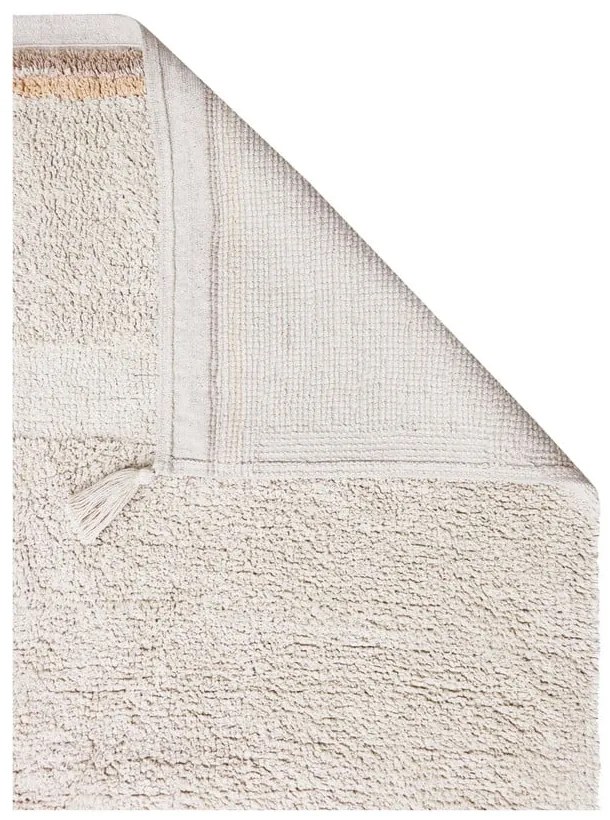 Kremowy bawełniany dywan tkany ręcznie odpowiedni do prania 200x300 cm Bloom Natural – Lorena Canals
