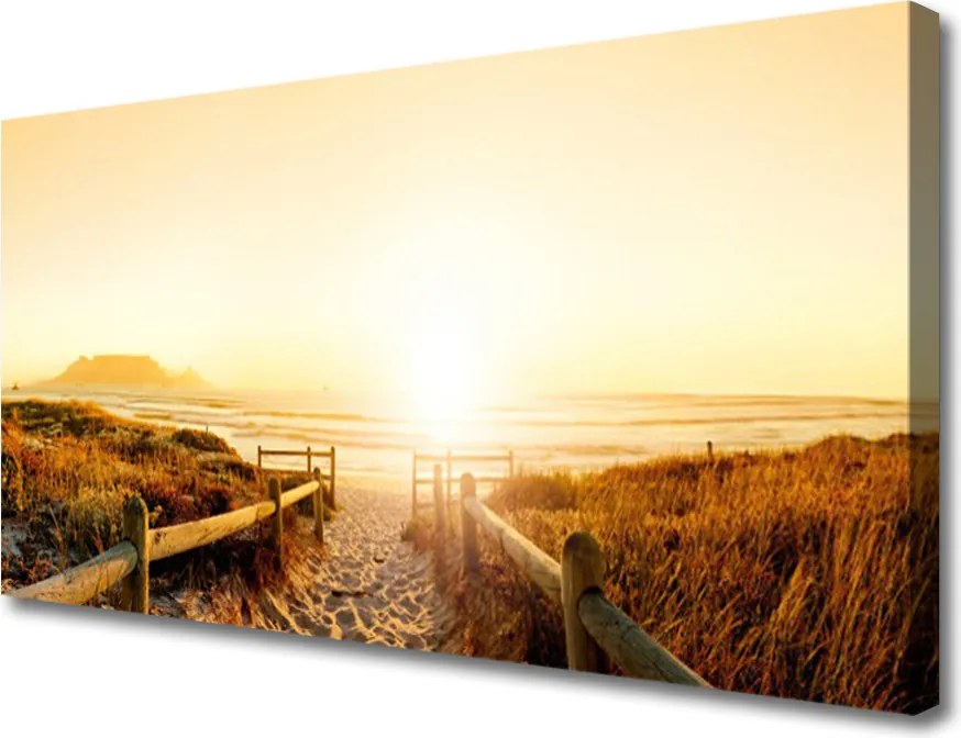 Obraz drukowany na płótnie Ścieżka ku Horyzontowi