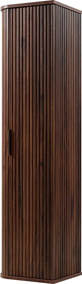 Szafka łazienkowa wisząca, dąb orzech, 35,5 x 139 x 31,5 cm