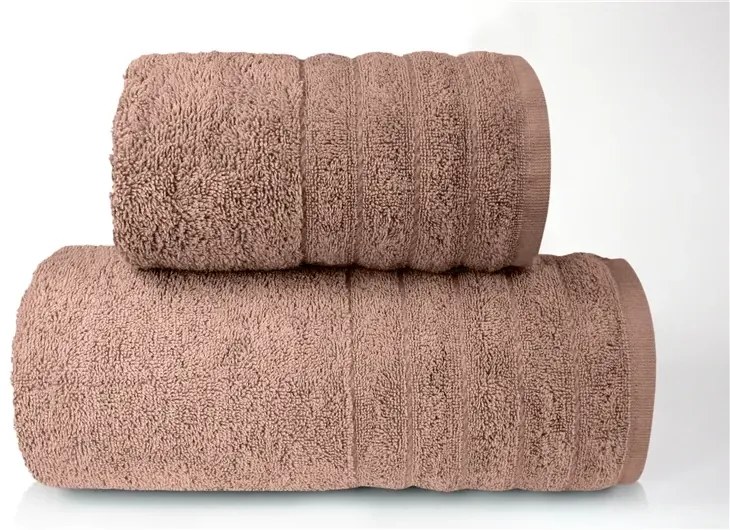 Ręcznik bawełniany Greno Alexa 50x90 brązowy GRENO