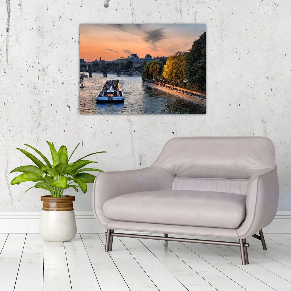 Obraz - statek na rejsie widokowym (70x50 cm)