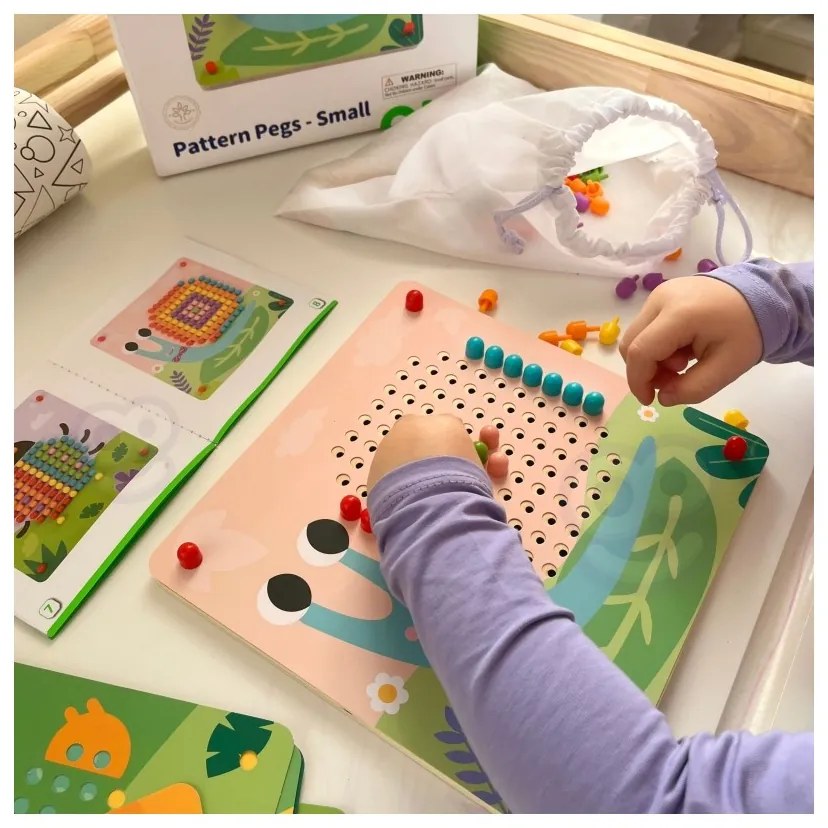 Tooky toy układanka z pinezkami kołki wpinaczka