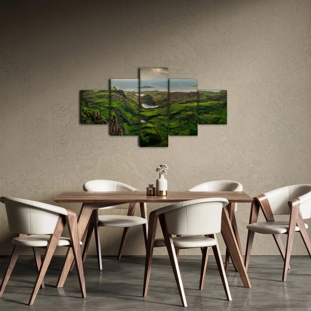 Obraz - Quiraing, Szkocja (125x70 cm)
