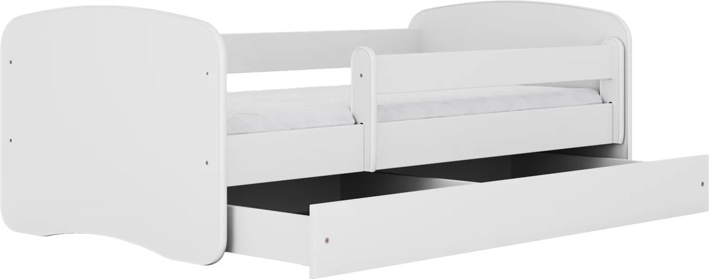 Łóżko dziecięce Babydreams bez obrazka 140x70 z materacem