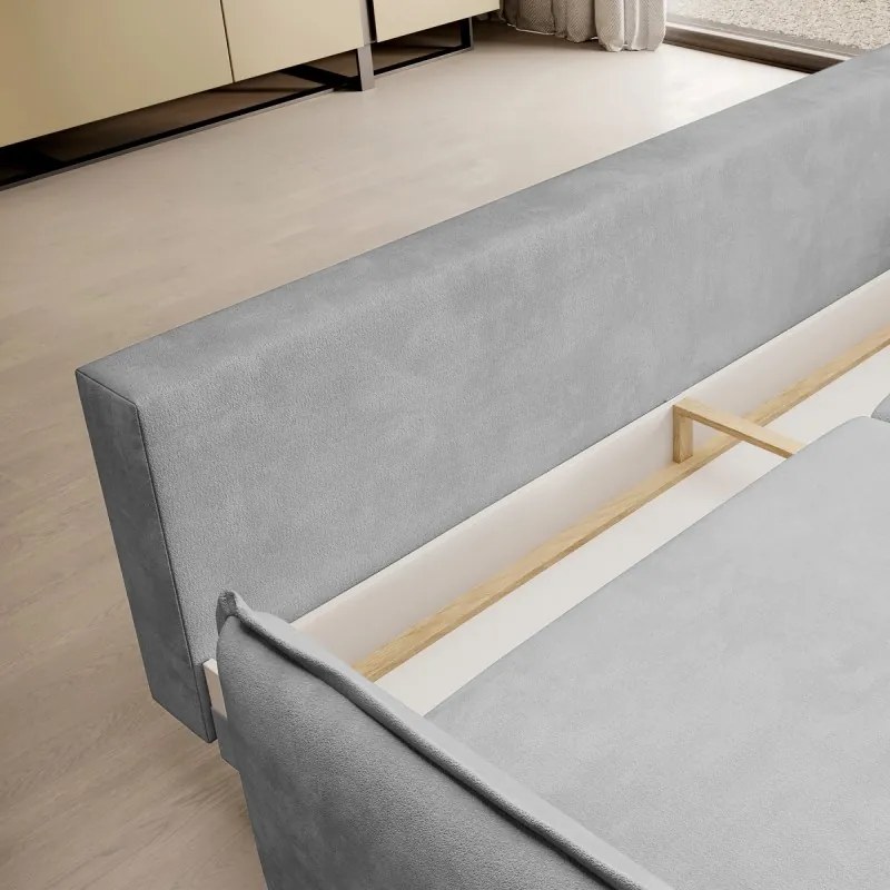 Sofa kanapa GLOSSY z funkcją spania i pojemnikiem