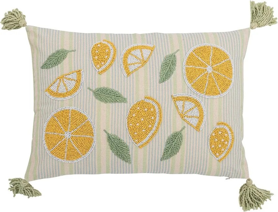 Bawełniana poduszka dekoracyjna 35x50 cm Lemon – Bloomingville