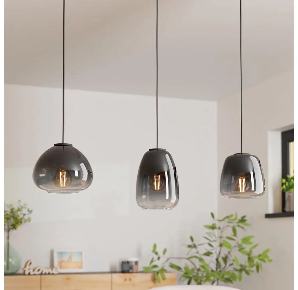 Eglo 900195 - Lampa wisząca AGUILARES 3xE27/40W/230V na linkach