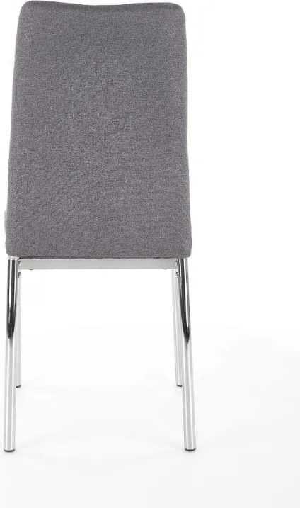 Tapicerowane krzesło do jadalni na metalowych nogach K309 Halmar