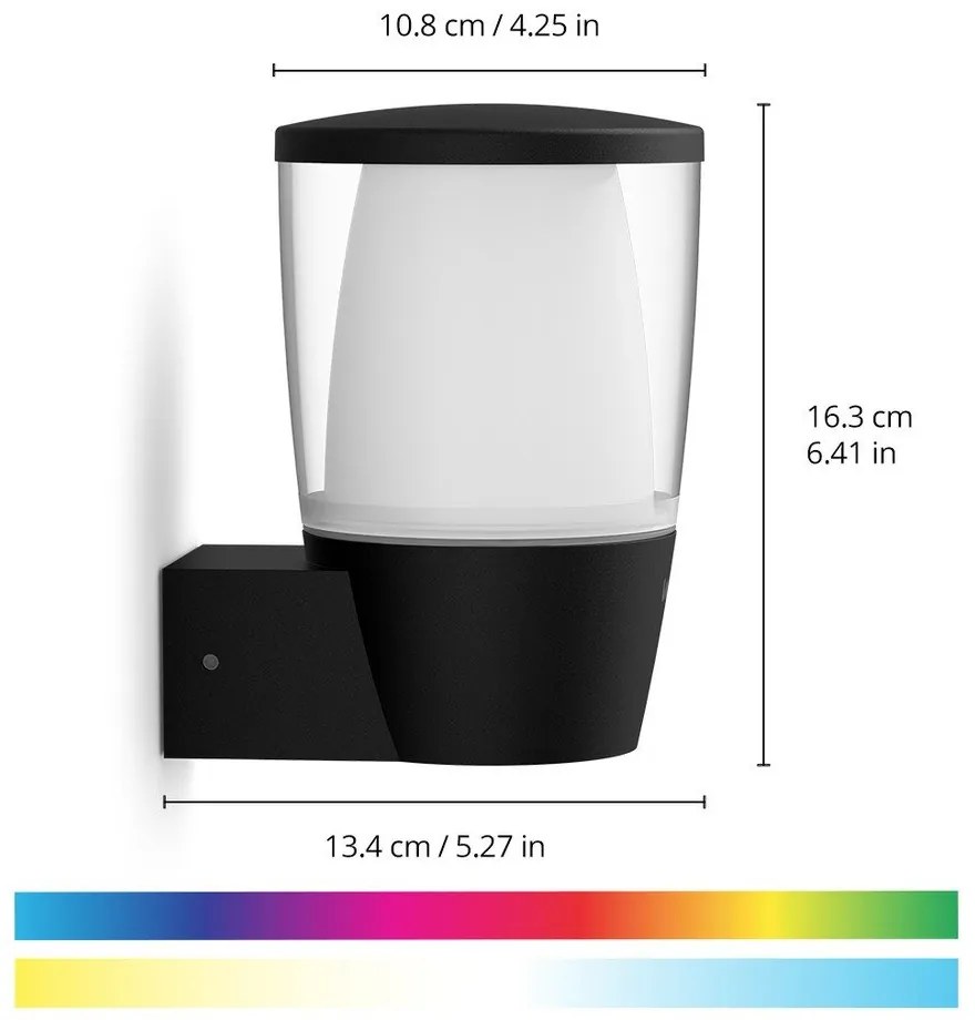 Inteligentna lampa zewnętrzna LED 8 W Elpas – WiZ