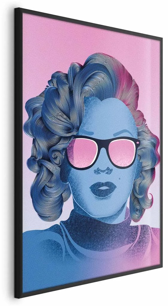 Plakat Norma Jeane 29,7x42 cm z ramą czarną bez marginesu ARTGEIST B