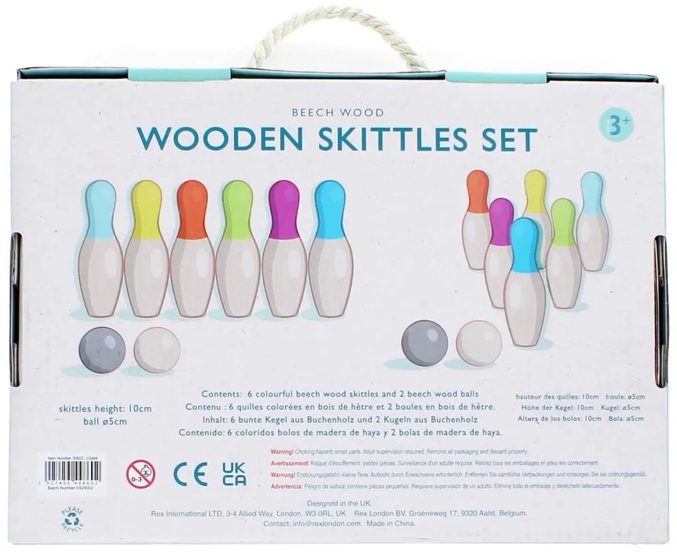 Kręgle Skittles Set – Rex London