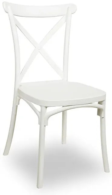 Białe krzesło stołowe w stylu chiavari W5-E77