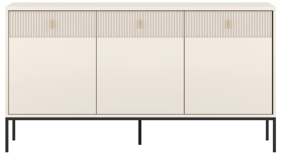 Komoda MAGIRA 3D3S, kremowa