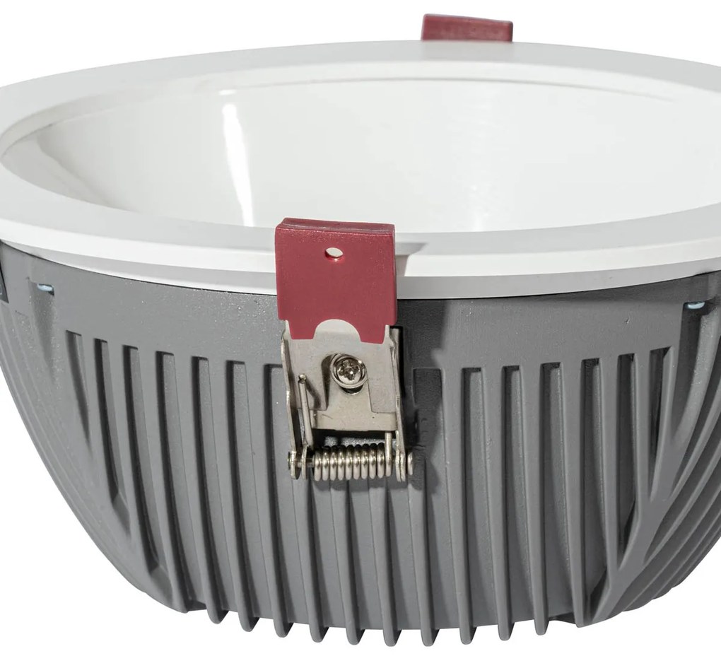 Wpuszczany reflektor biały z LED 3000K-5000K z przełącznikiem DIP - Elias Nowoczesny Oswietlenie wewnetrzne