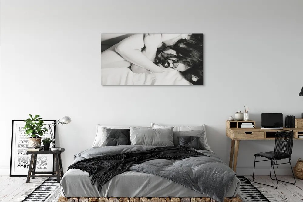 Fotoobraz na płótnie Spokój Śpiącej Kobiety