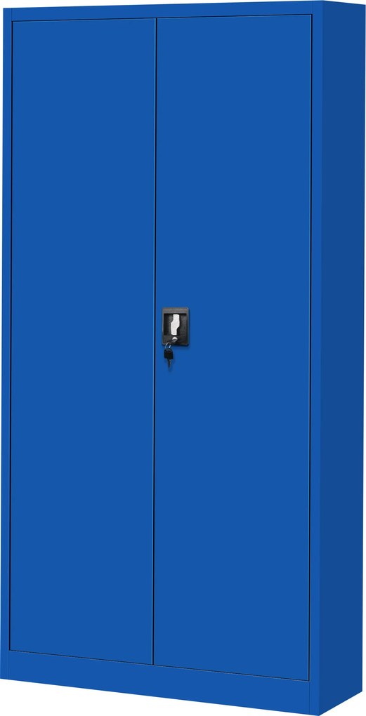 Szafa warsztatowa z tablicami i szufladami niebieska, 920x1850x500 mm: DAREK