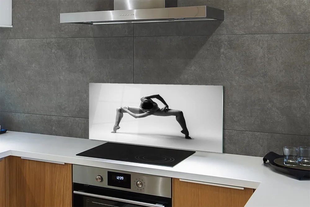 Panel szklany do Kuchni Piękno Kobiecej Sylwetki