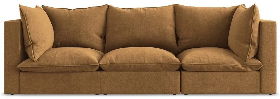 Sofa w kolorze terakoty 255 cm Manao – Makamii
