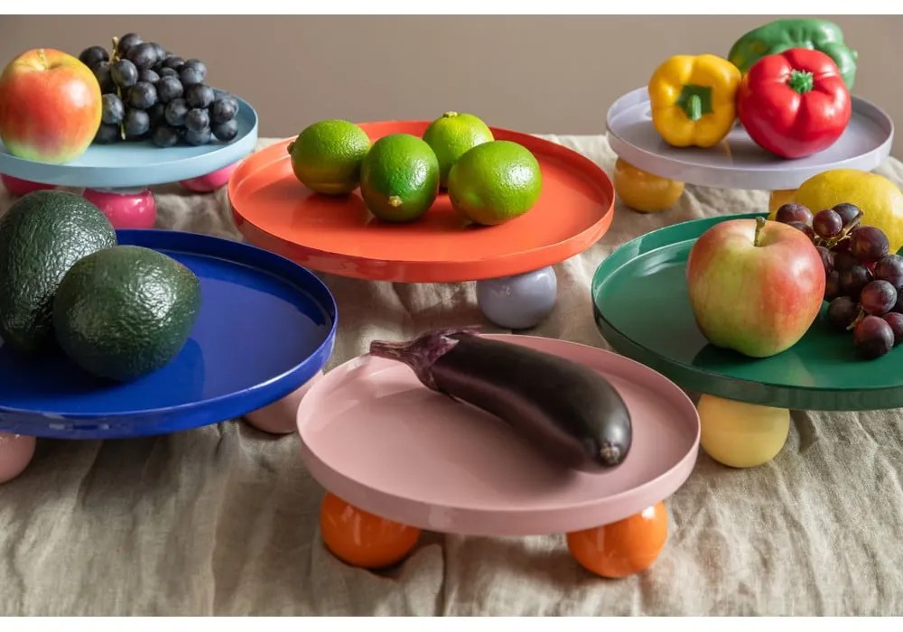 Metalowa taca dekoracyjna ø 25 cm Double Funky – PT LIVING