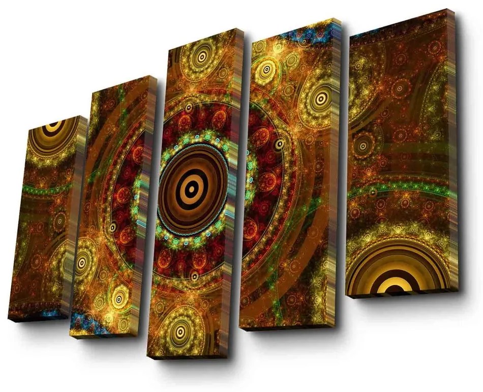 Obraz wieloczęściowy Boho, 105x70 cm