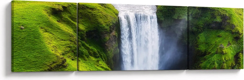 Obraz - Wodospad Skogafoss (170x50 cm)