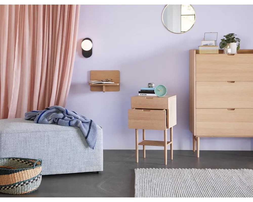 Półka w dekorze dębu 35 cm Less – Hübsch