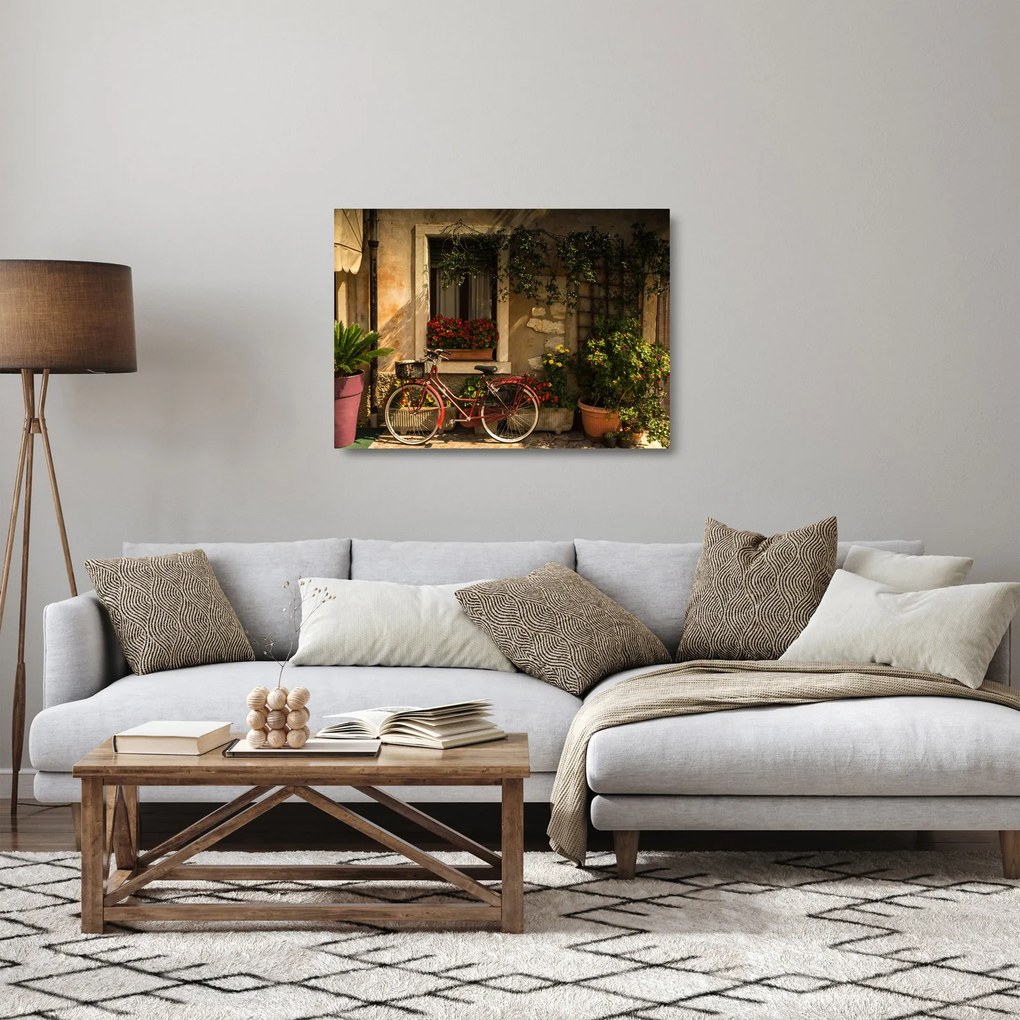 Obraz na szkle - Malownicze Włochy (70x50 cm)