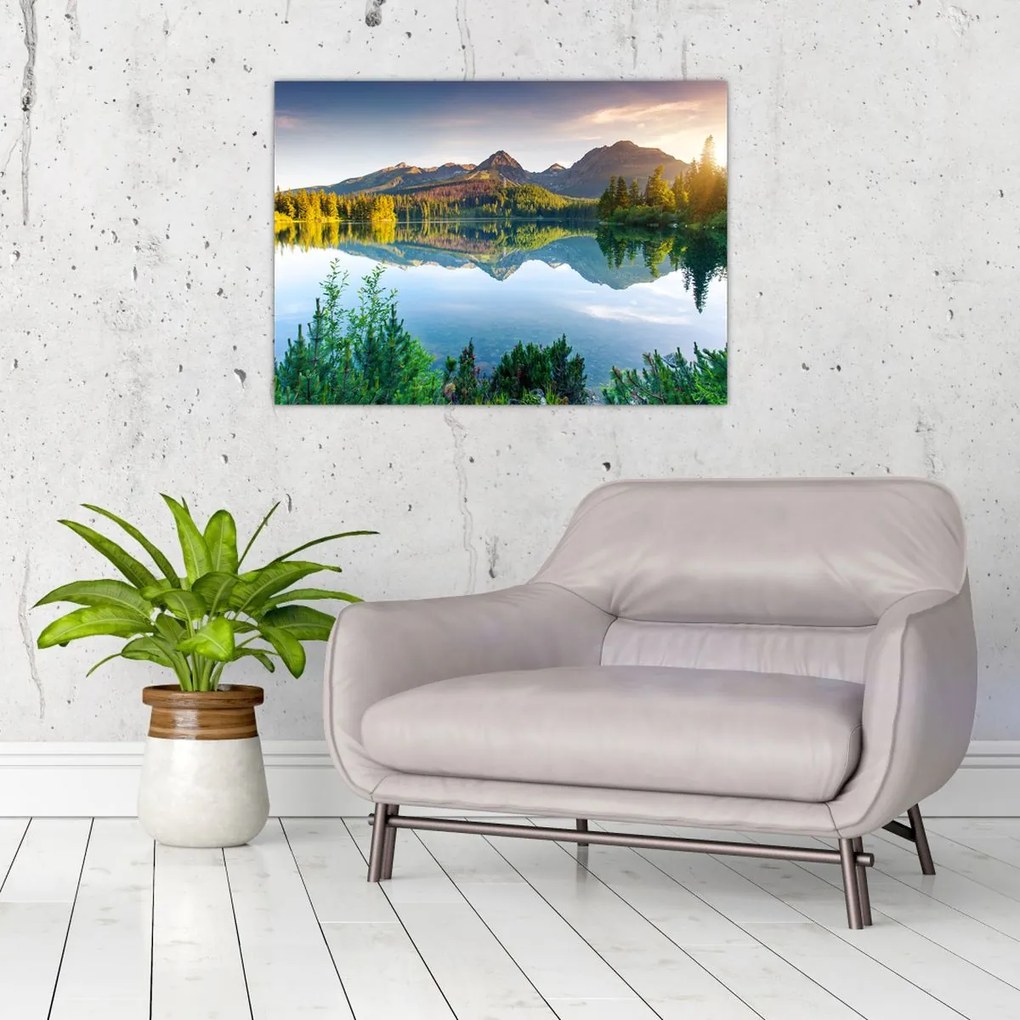 Obraz - Jezioro (70x50 cm)