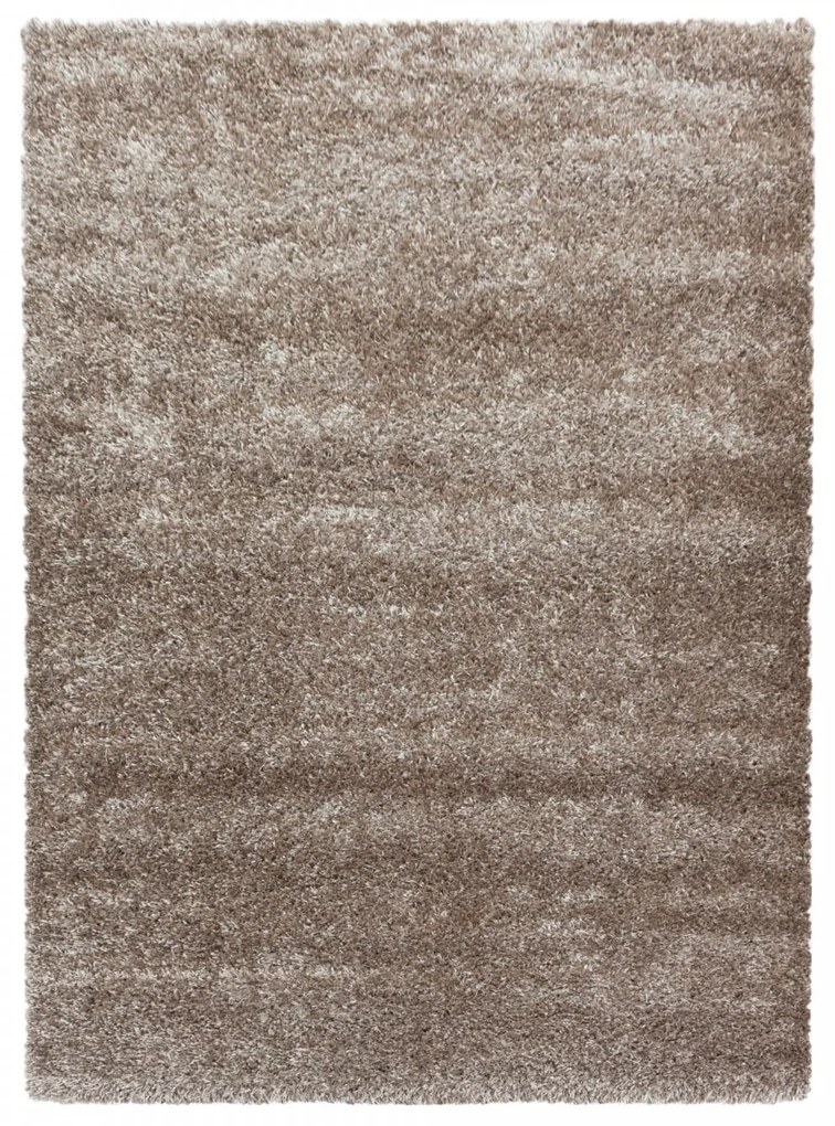 Dywan shaggy poliestrowy Brilliant beżowy 60 cm x 110 cm