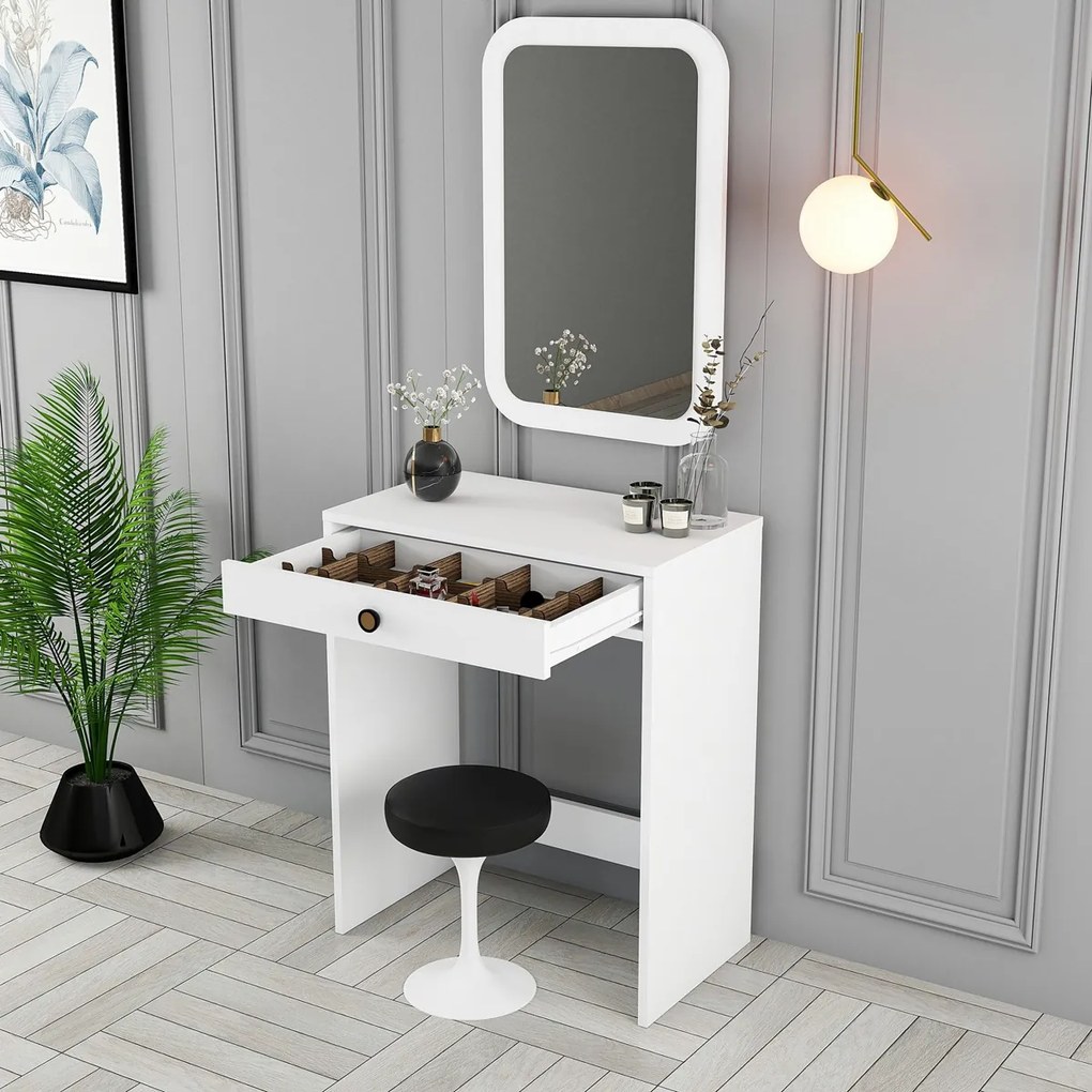 Stolik kosmetyczny Lisbon Mirror White