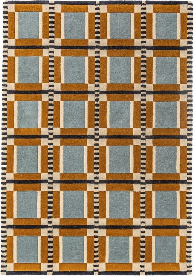 Wełniany dywan tkany ręcznie 140x200 cm Quadro Wool – Flair Rugs