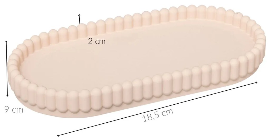 Taca na kosmetyki BONBON, 18,5 x 9 cm