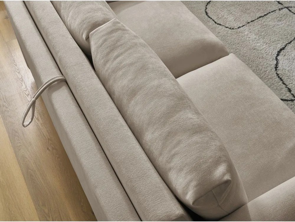 Szarobrązowa sofa do spania/rozkładana 220 cm Cocoone – Bobochic Paris