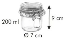 Tescoma Słoik na przetwory z klipsem DELLA CASA, 200 ml , 200 ml