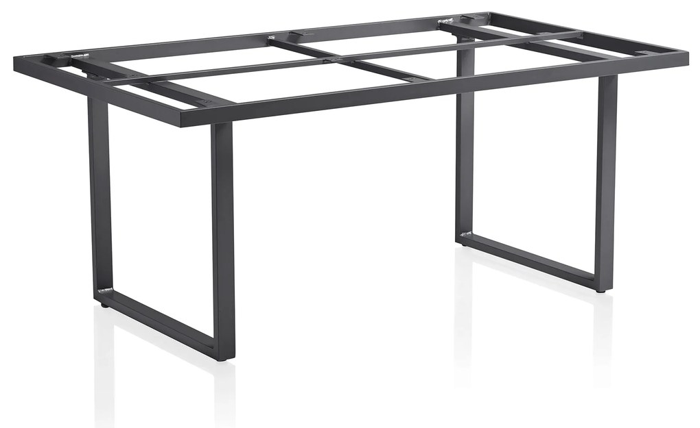 Stelaż stołu do blatu 160 x 95 cm Skate antracyt KETTLER
