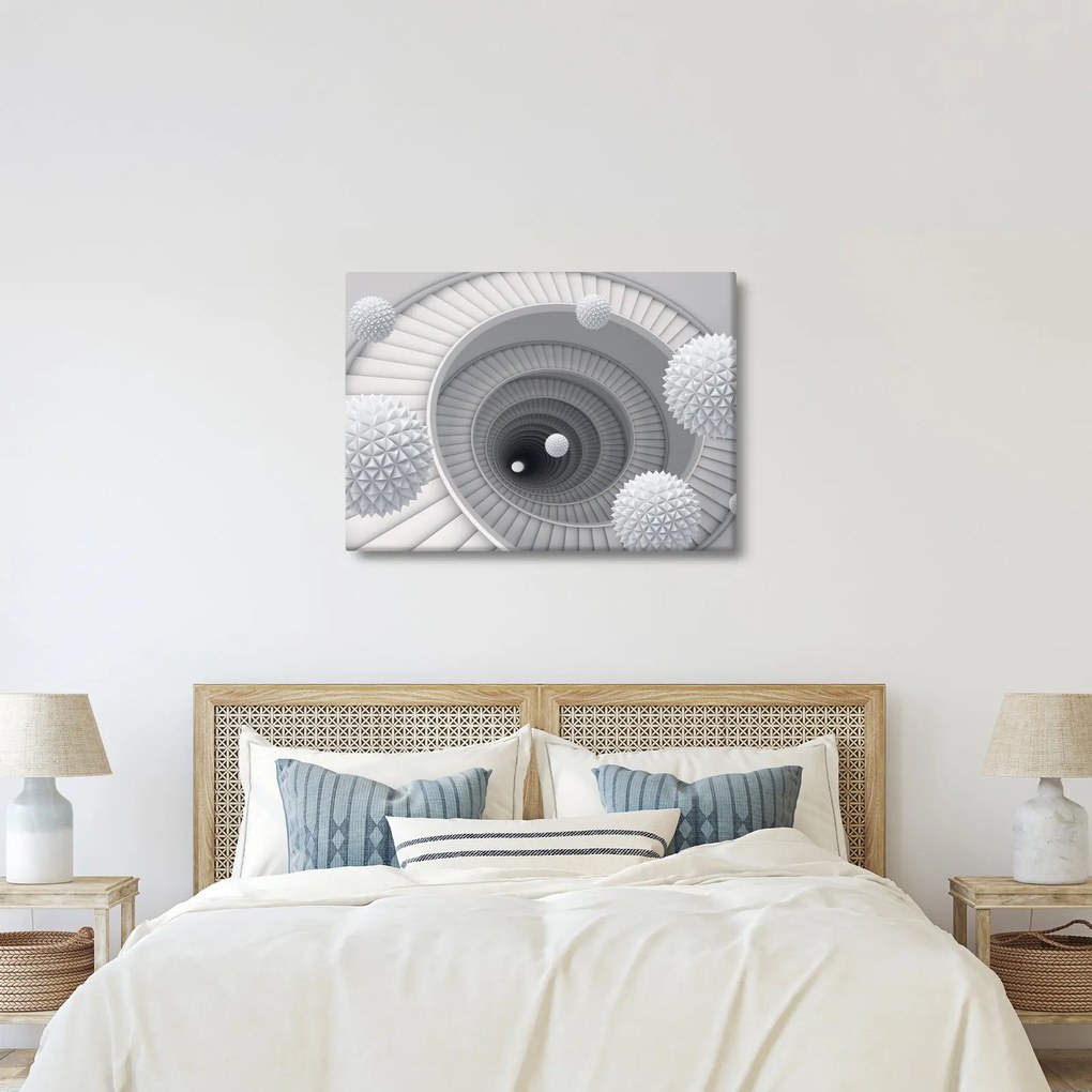 Obraz abstrakcji 3D (70x50 cm)