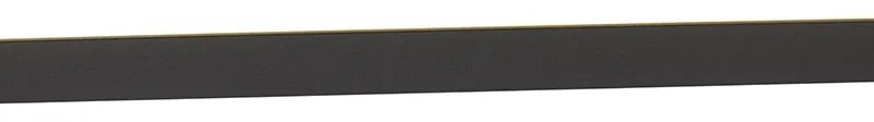 Nowoczesna lampa sufitowa czarna w komplecie z LED 40 cm - Liv Nowoczesny Oswietlenie wewnetrzne