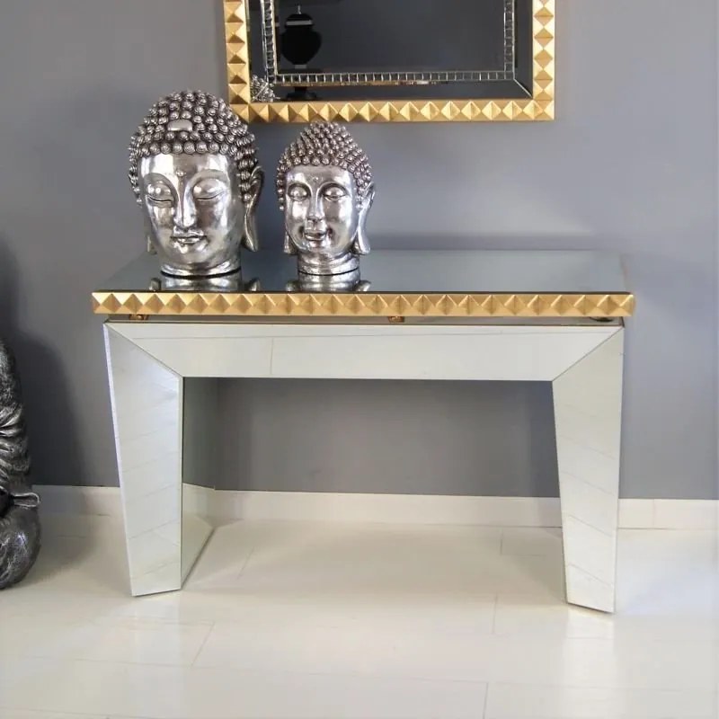 Lustrzana konsola z lustrem