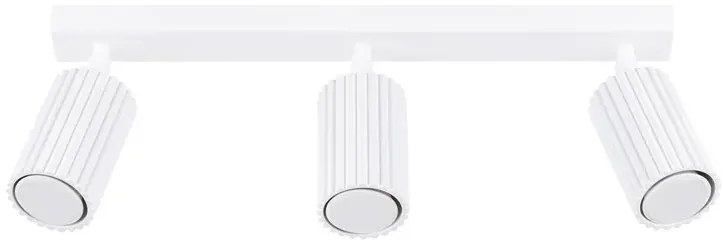 Biała potrójna lampa industrialna - 26X D307 T3-F53
