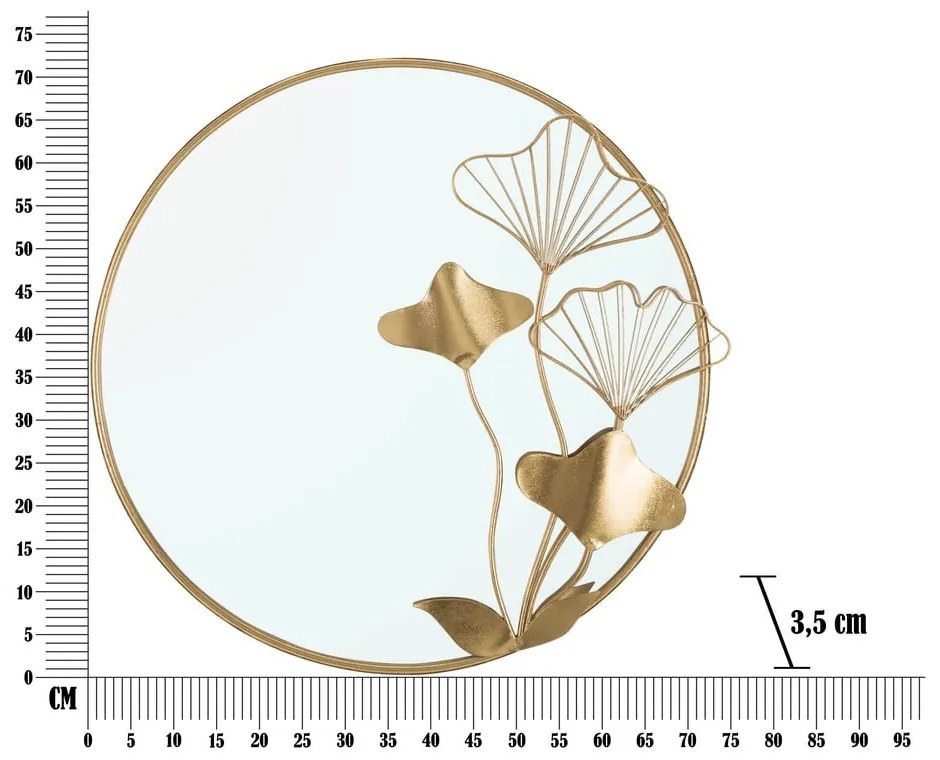 Lustro ścienne ø 72 cm Flower – Mauro Ferretti