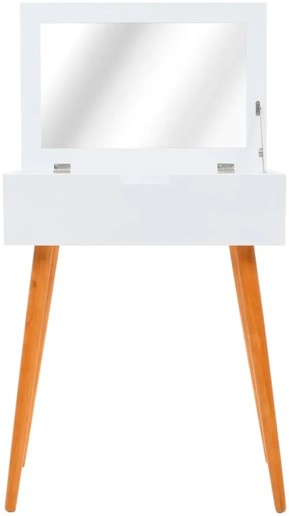 Toaletka w stylu skandynawskim z chowanym lustrem A5-C48