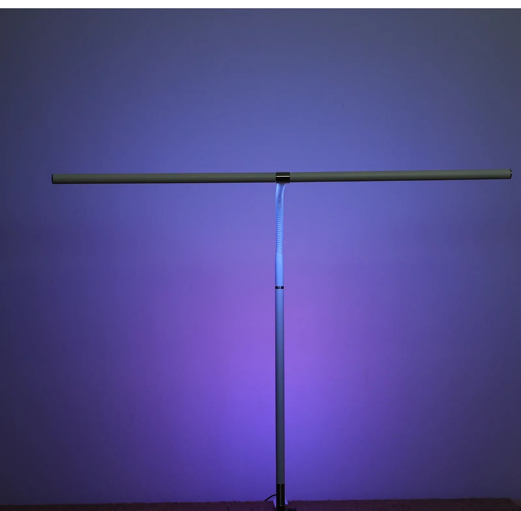 Lampa LED na biurko NOX z efektami RGBW, podstawa, pilot zdalnego sterowania