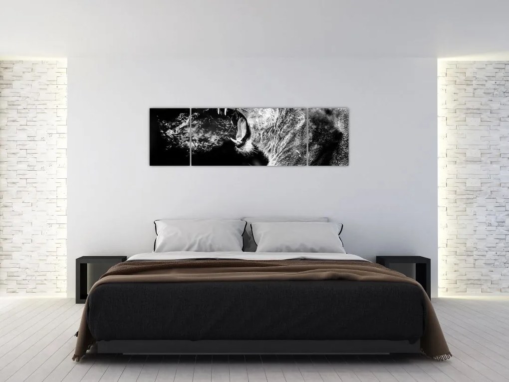 Obraz - Portret lwicy (170x50 cm)