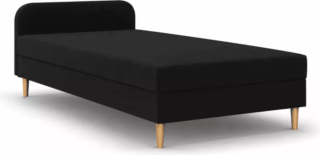 Łóżko kontynentalne Peggie 80x200 / 90x200 / 120x200 z wbudowanym materacem bonellowym