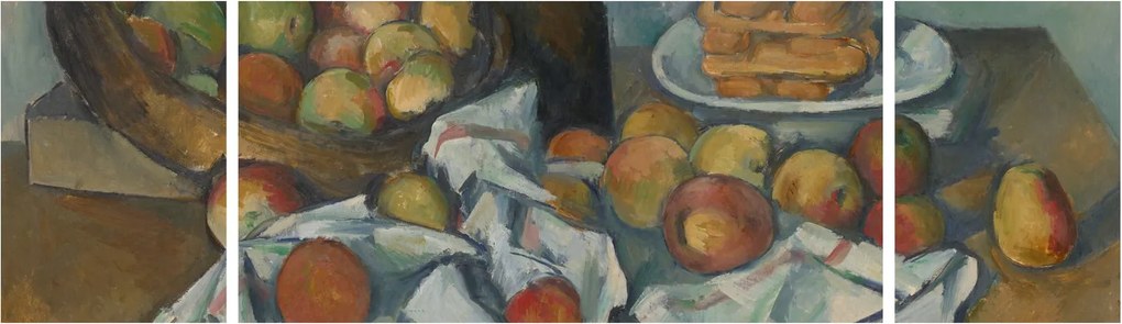 Obraz - Paul Cezanne, The Basket of Apples, reprodukcje (170x50 cm)