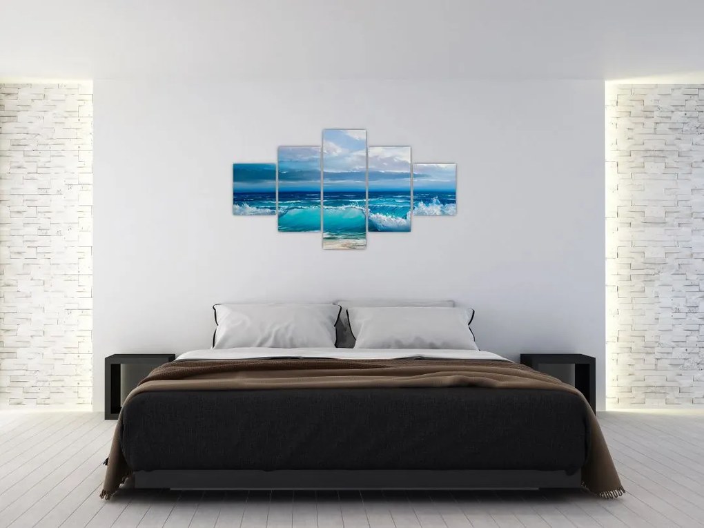 Obraz - Fale morskie (125x70 cm)