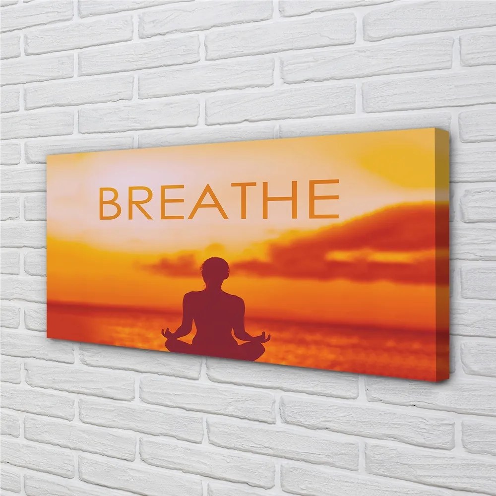 Obraz drukowany na płótnie Kobieta w Blasku Słońca